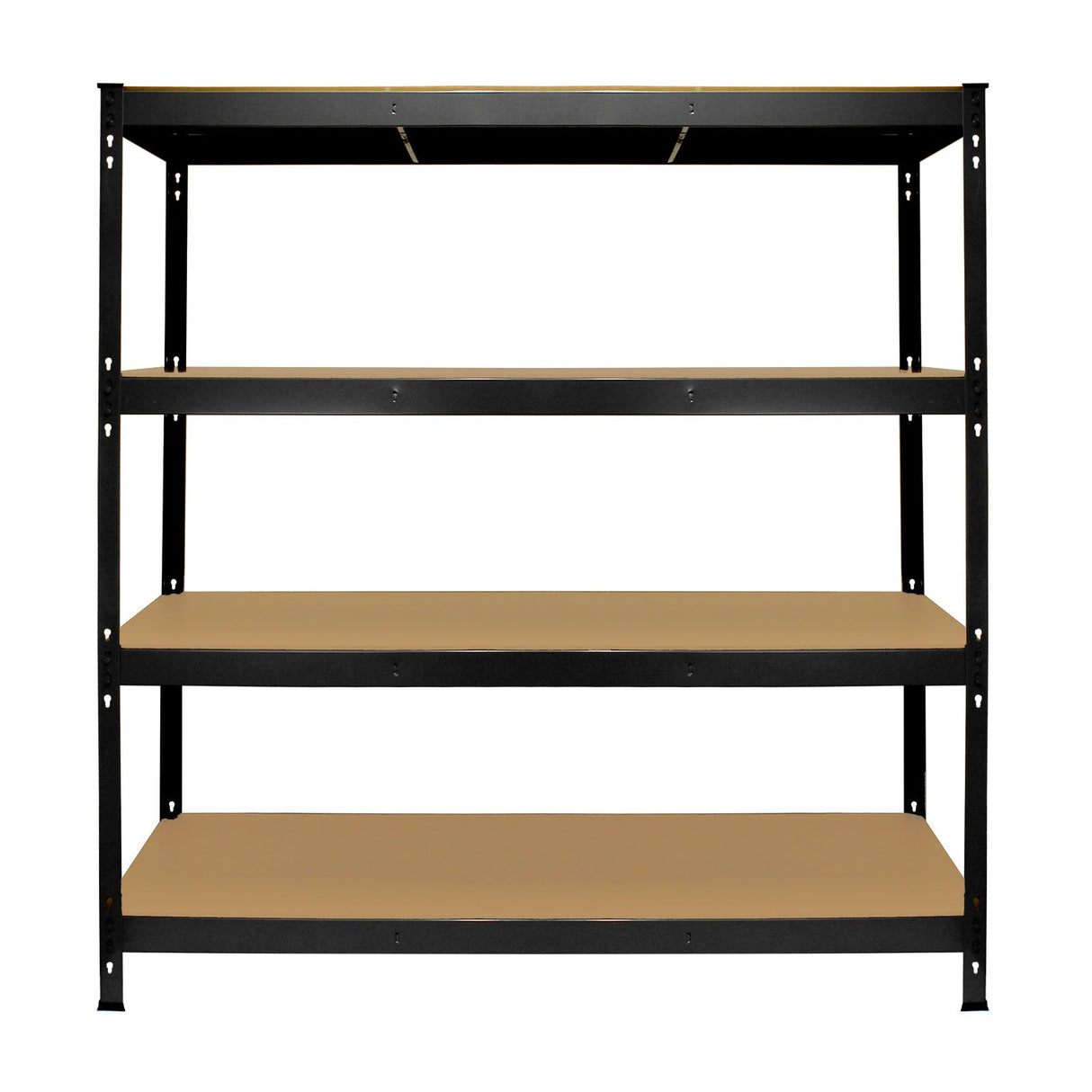Monster Racking Q-Rax Heavy Duty Storage Shelving, 160cm W, 60cm D, Black