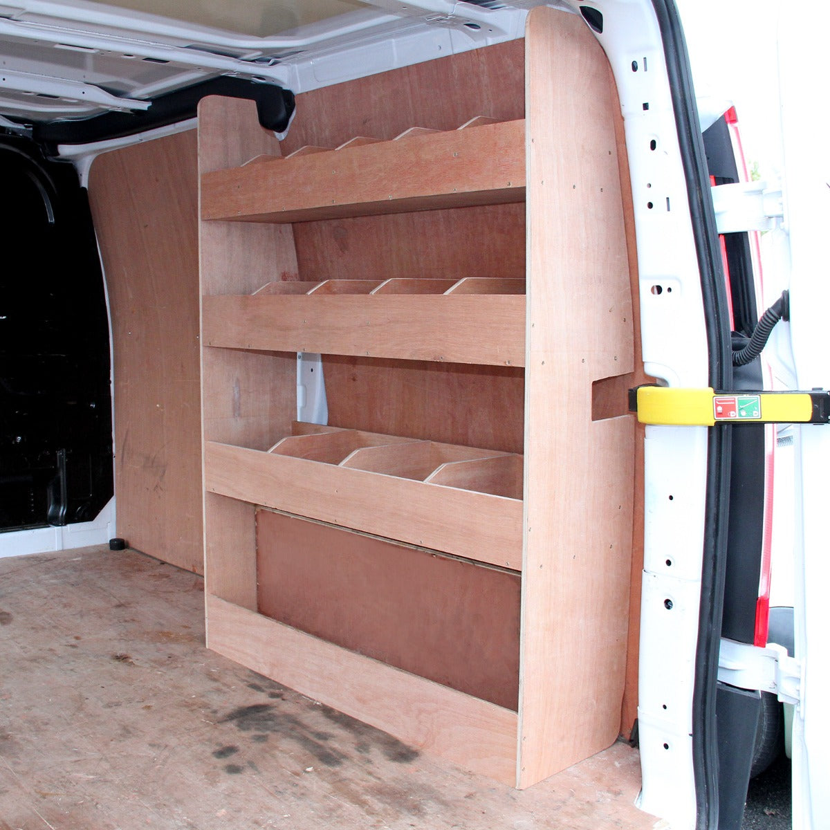 11sqm Black Van Lining, Glue & Ford Transit Custom Rack