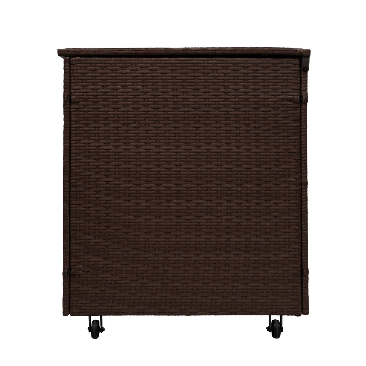 Rattan Cushion Storage Box 582L - Brown