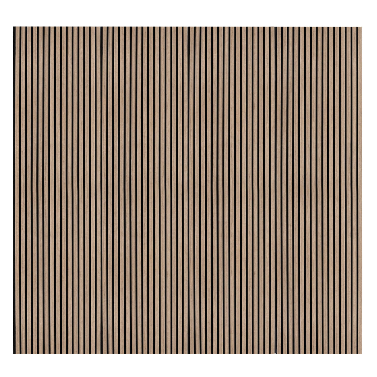 Acoustic Slat Wall Panels x 2 - Light Walnut