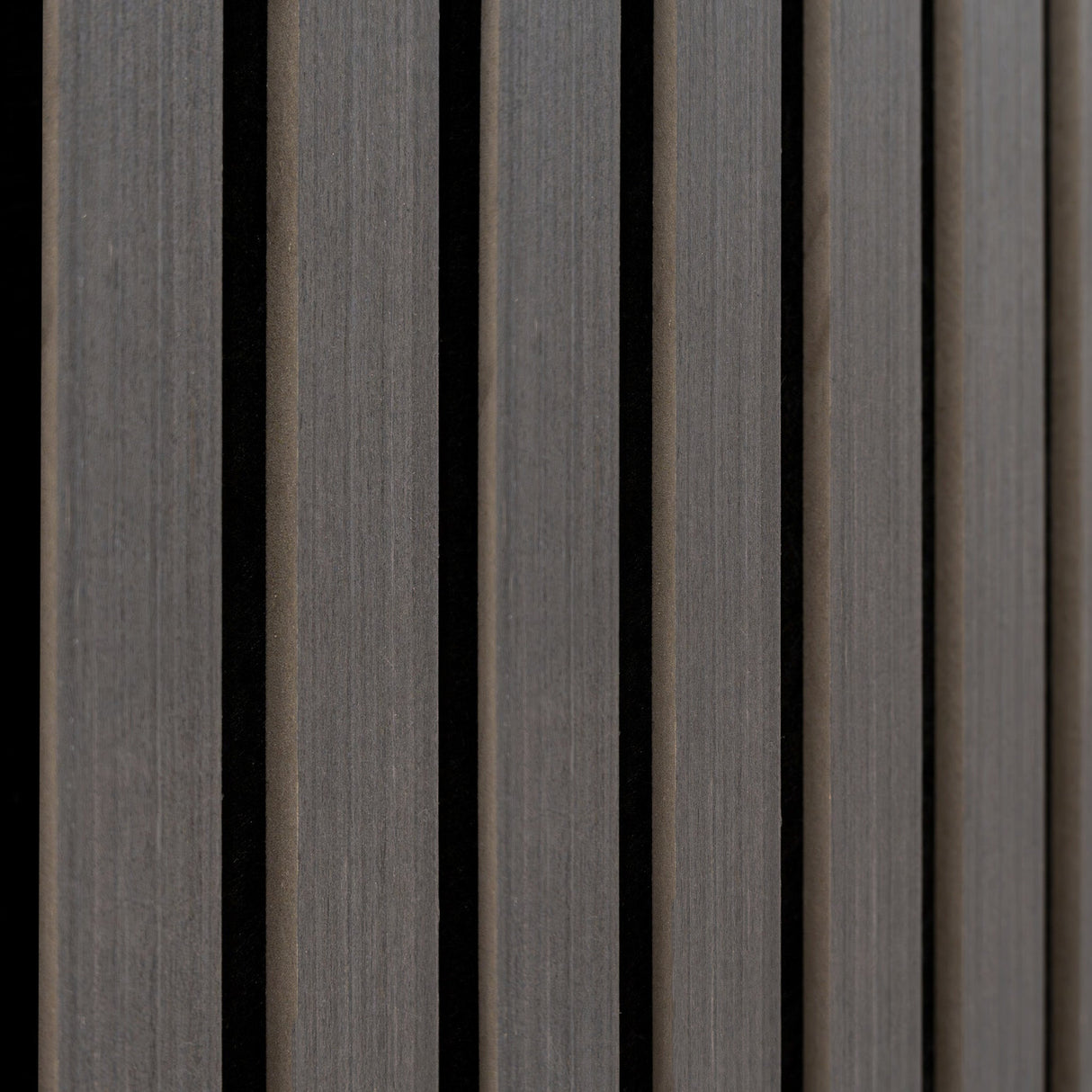 Acoustic Slat Wall Panels x 2 – Anthracite Grey