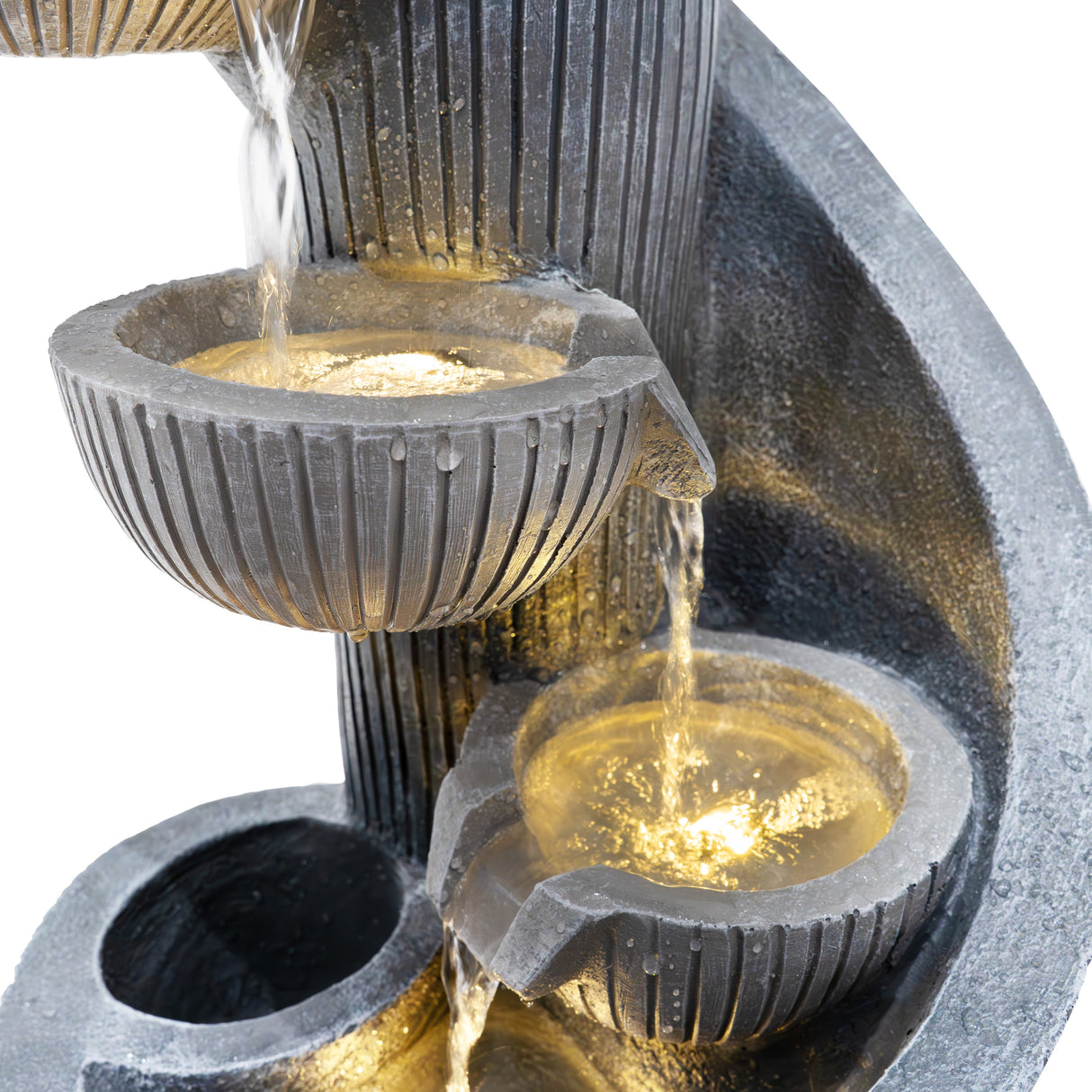 Electric Water Feature - Spiral Springs