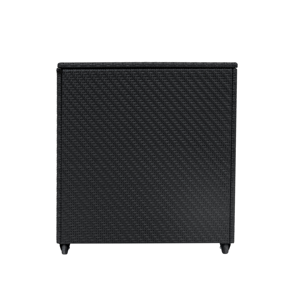 Rattan Cushion Storage Box 700L - Black