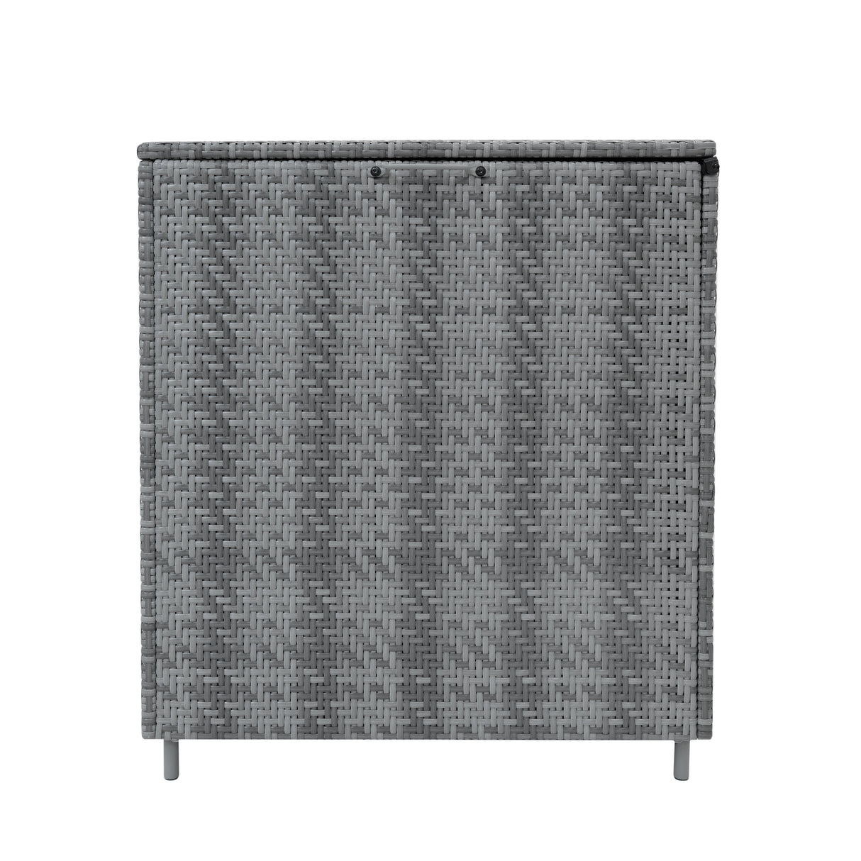 Rattan Cushion Storage Box 700L - Grey