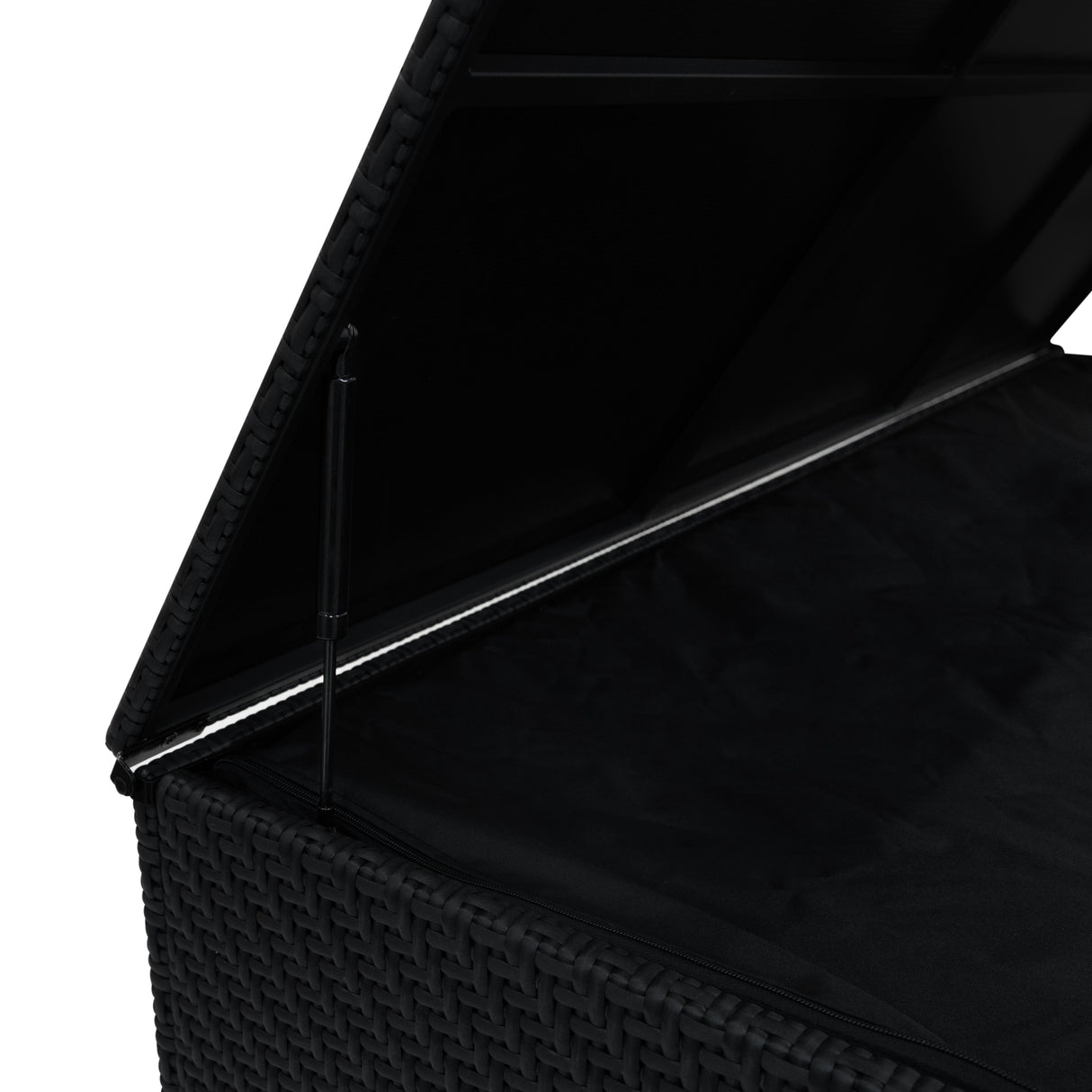 Rattan Cushion Storage Box 996L - Black