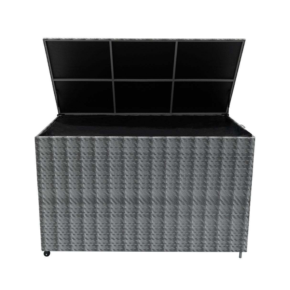 Rattan Cushion Storage Box 996L - Grey
