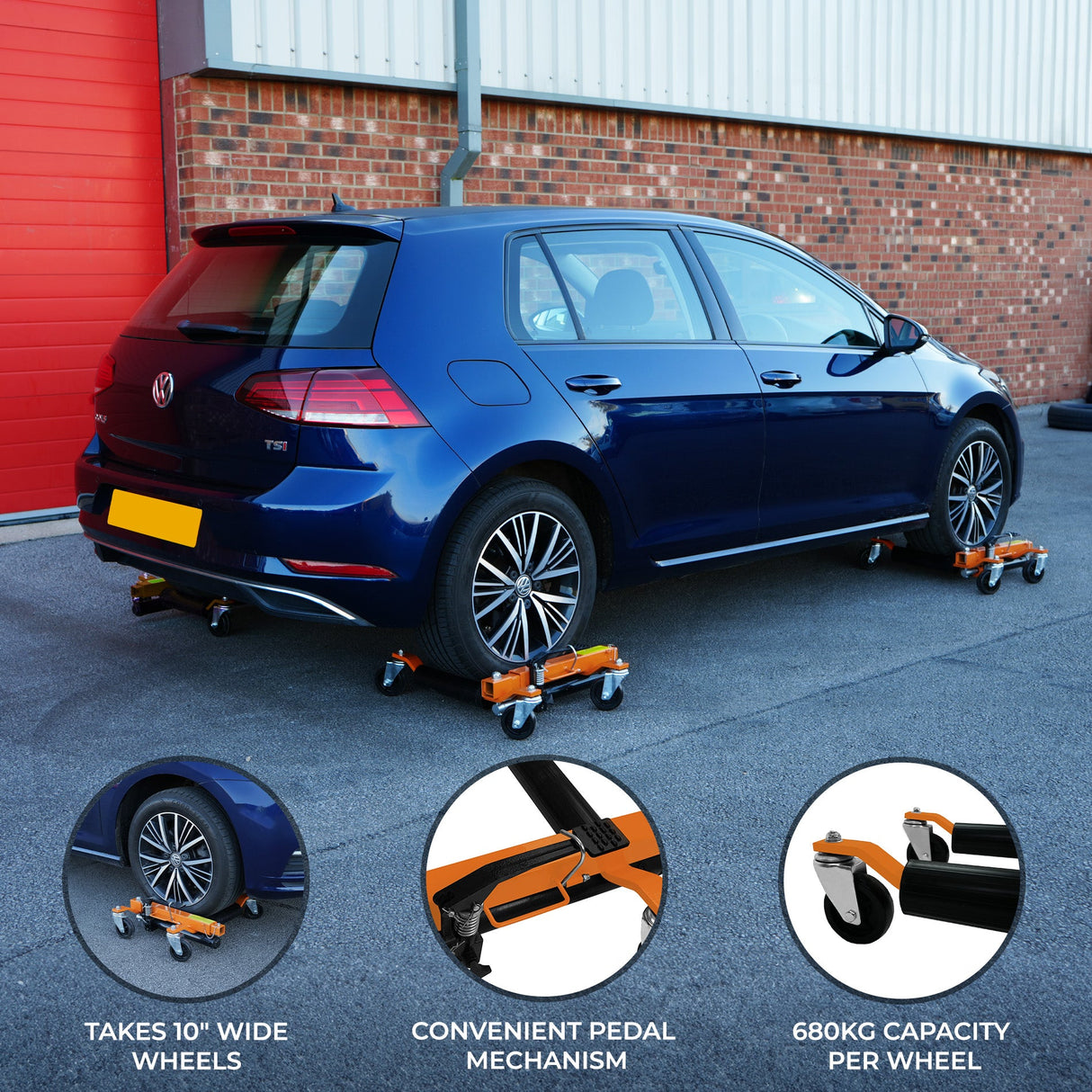 Hydraulic Positioning Skates x 4