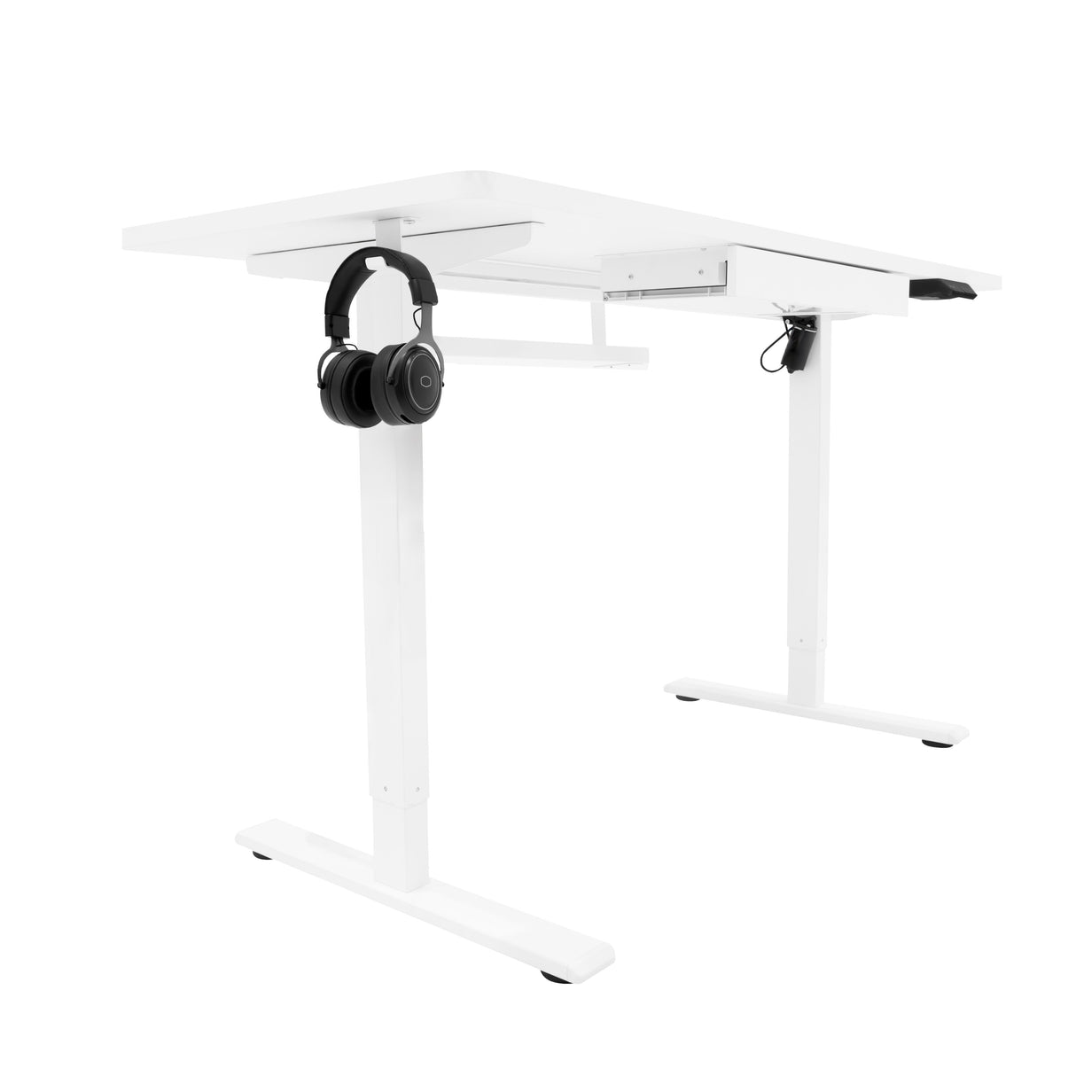Electric Standing Desk With Drawer - 120cm x 60cm