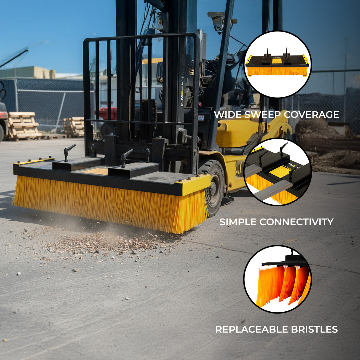 Forklift Sweeper Brush