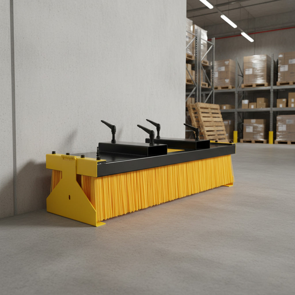 Forklift Sweeper Brush With Stands