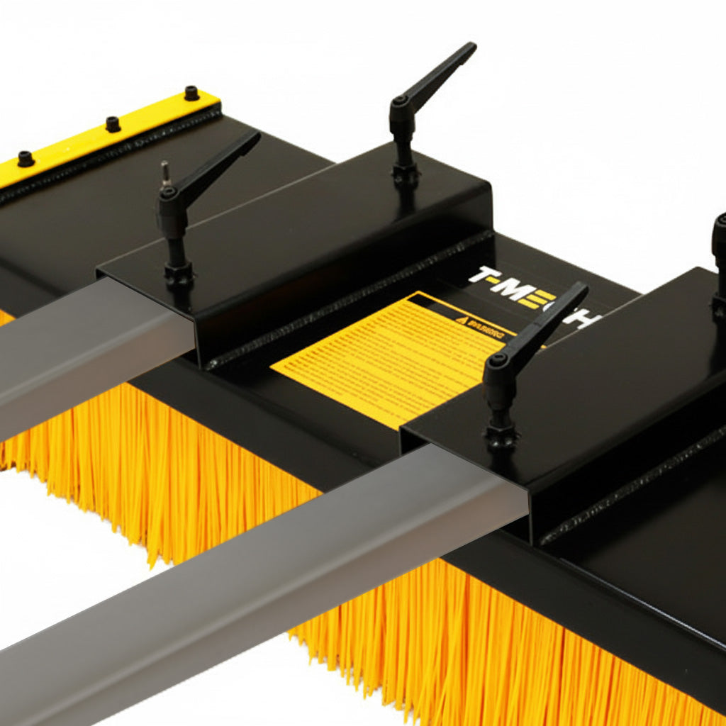 Forklift Sweeper Brush With Stands