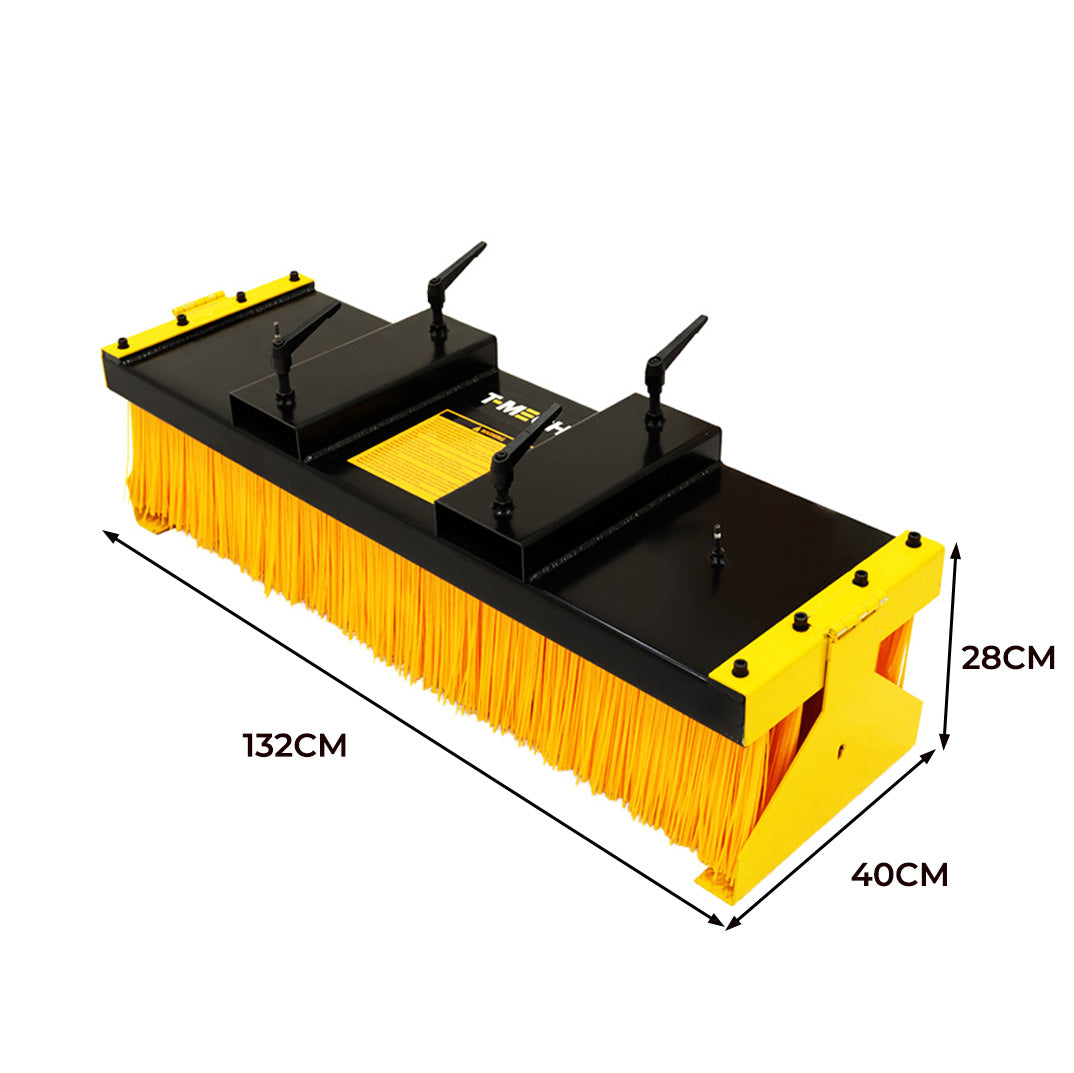 Forklift Sweeper Brush With Stands
