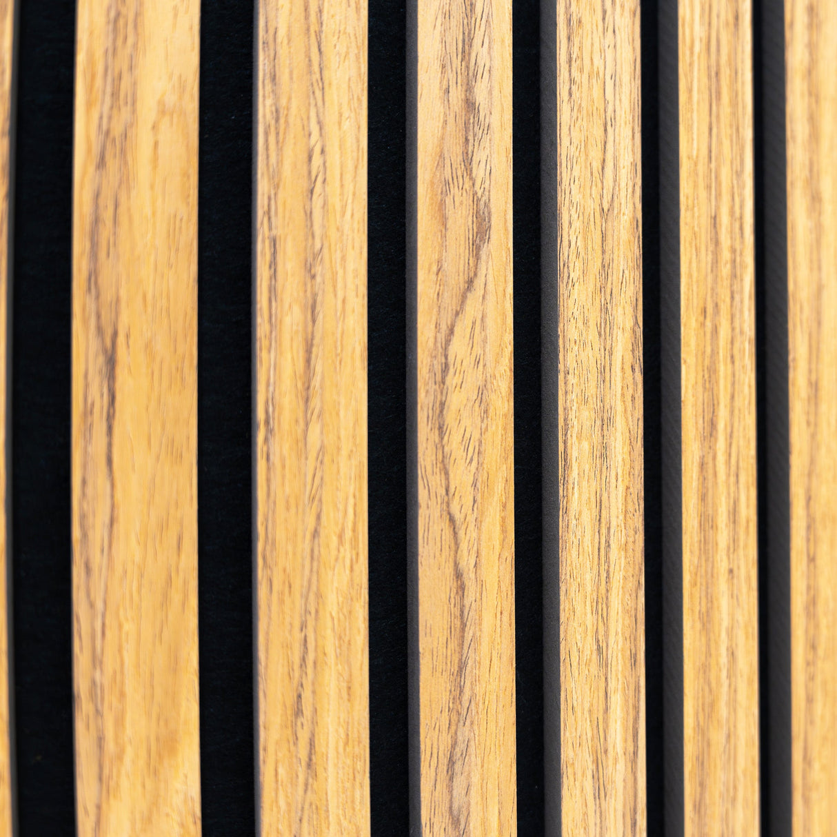 Acoustic Slat Wall Panels x 3 - Oak