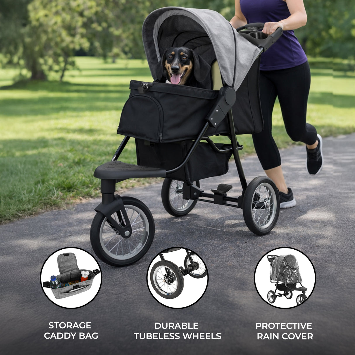 Pet Jogger - Grey