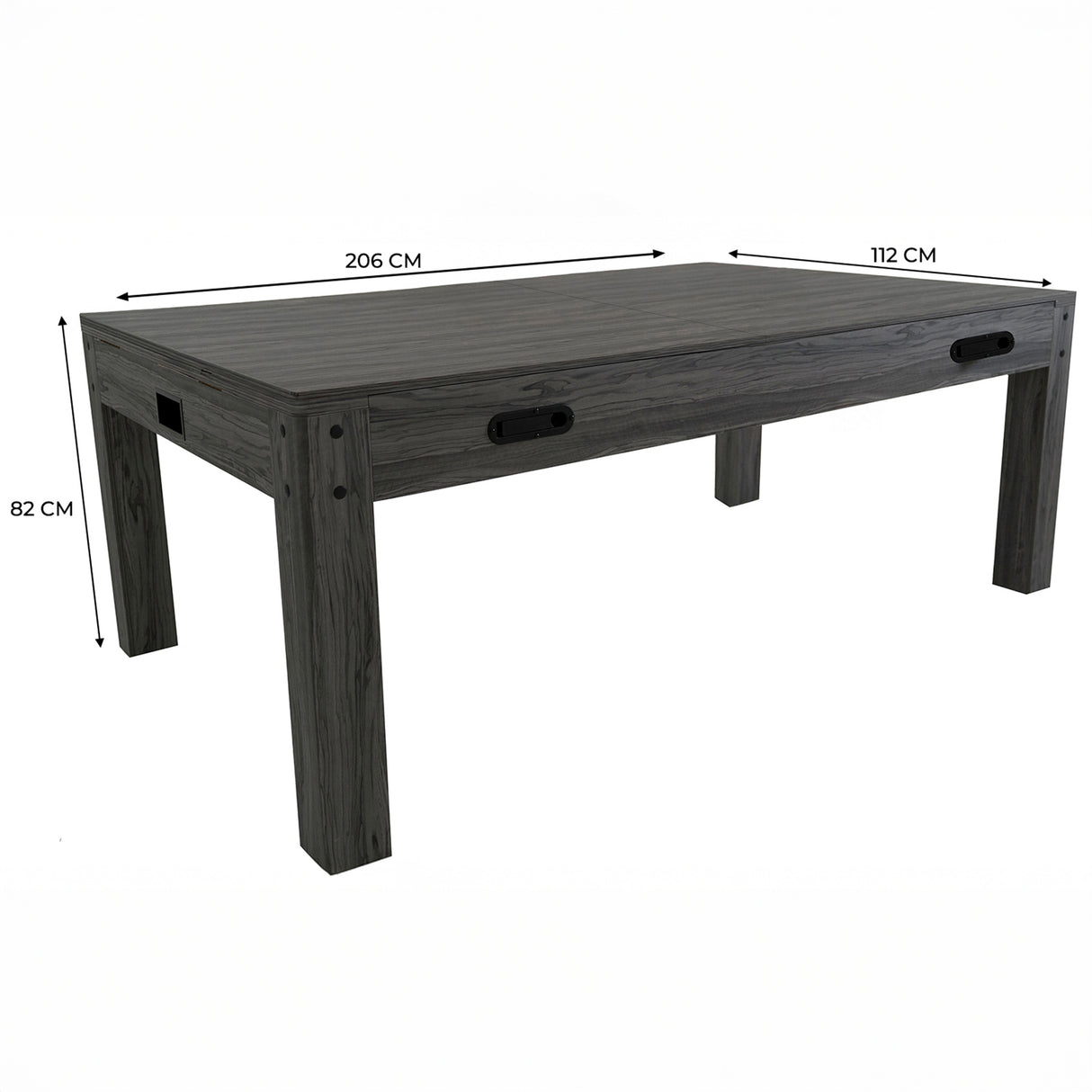 7-In-1 Games Table - Grey
