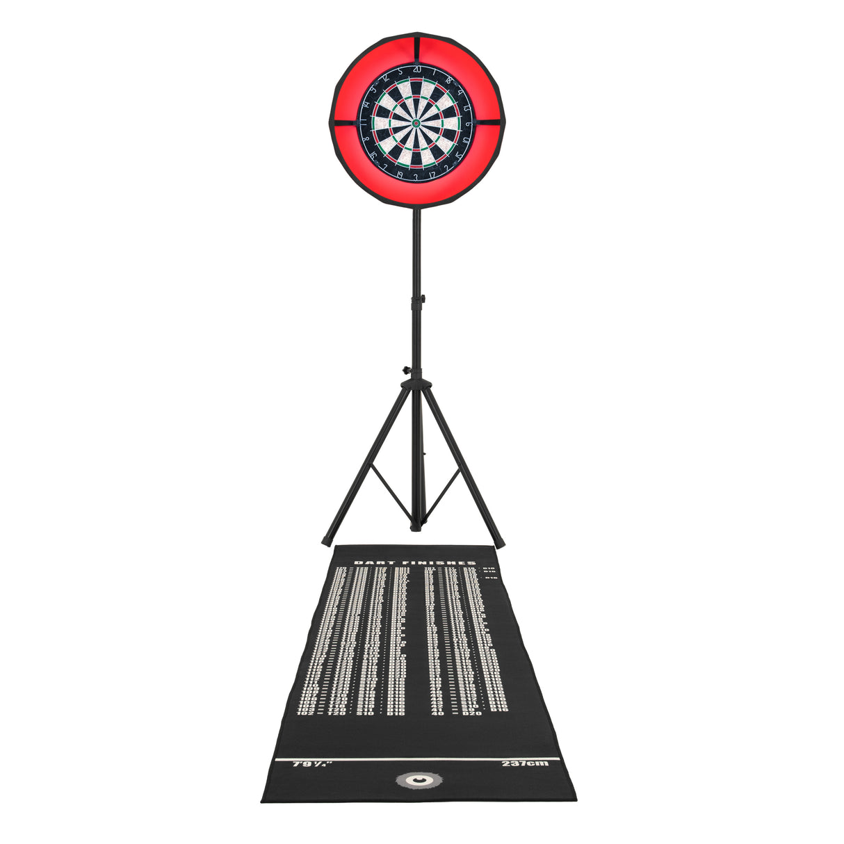 Dart Board Set With LED Surround