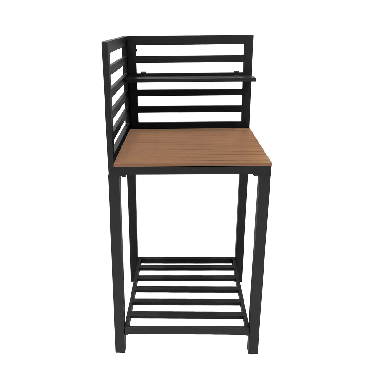 Aluminium & Wood Outdoor 3pc Kitchen Set