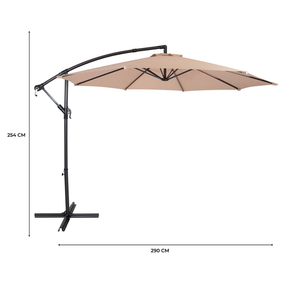 Cantilever Parasol 3m – Beige