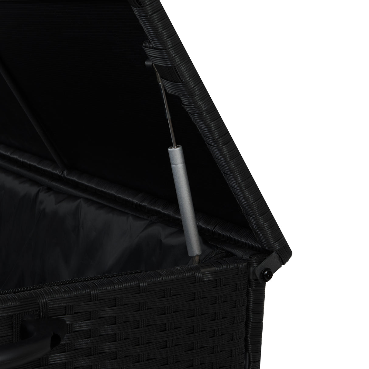 Rattan Cushion Storage Box 700L - Black