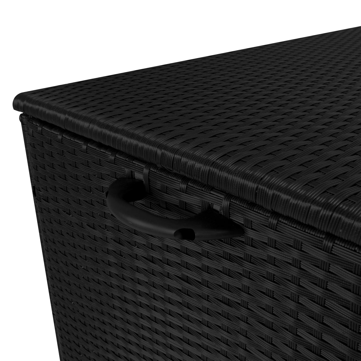 Rattan Cushion Storage Box 996L - Black