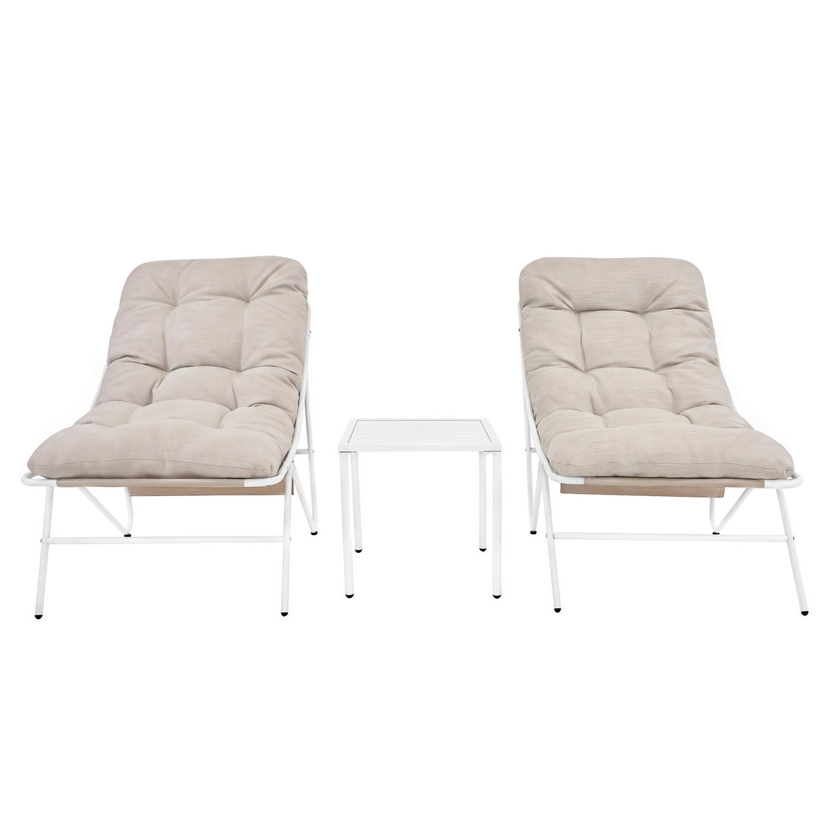 3 Piece Bistro Set - Cream