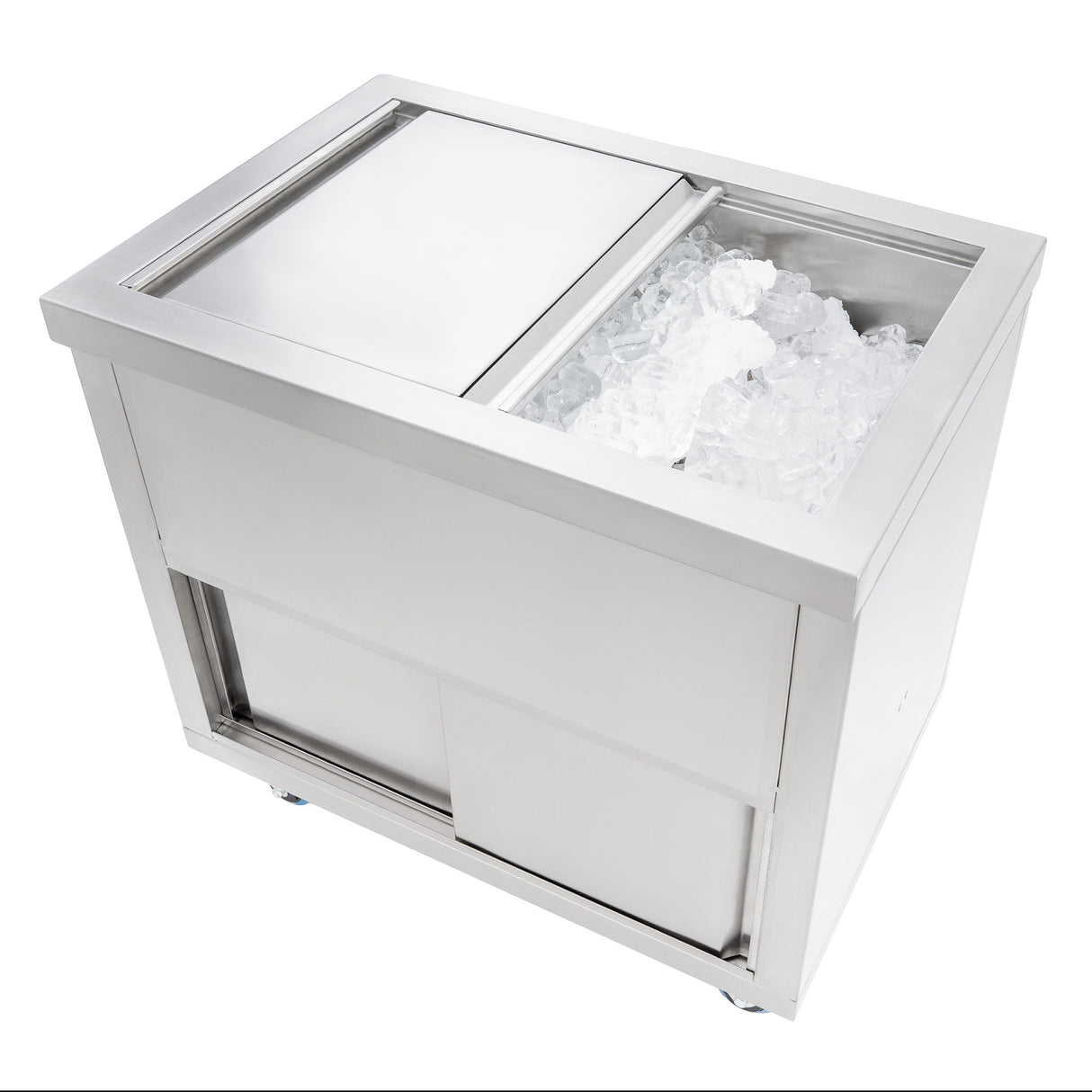Mobile Cocktail Bar Station & Ice Cart – 800mm
