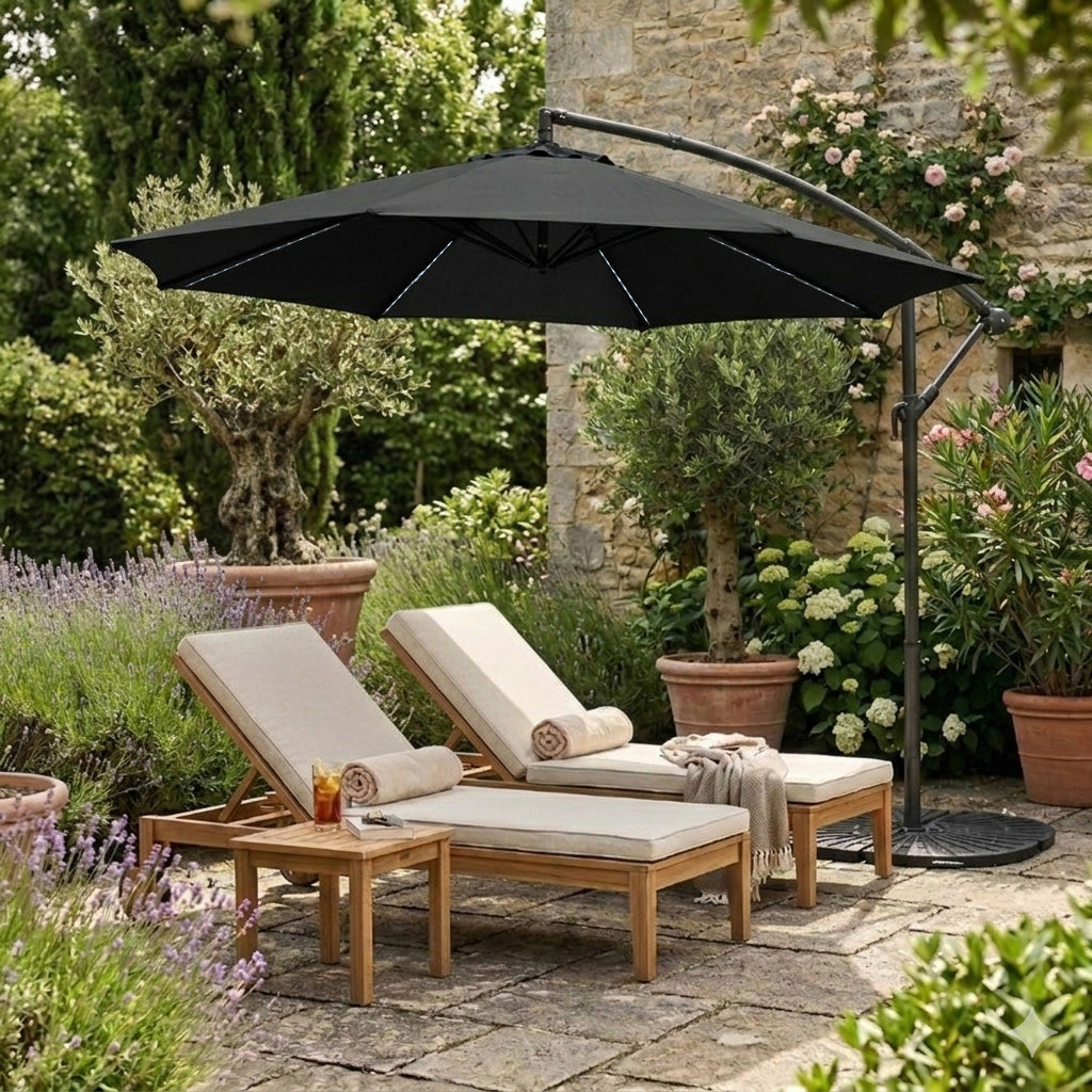 Cantilever Parasol Base – Fan x 4
