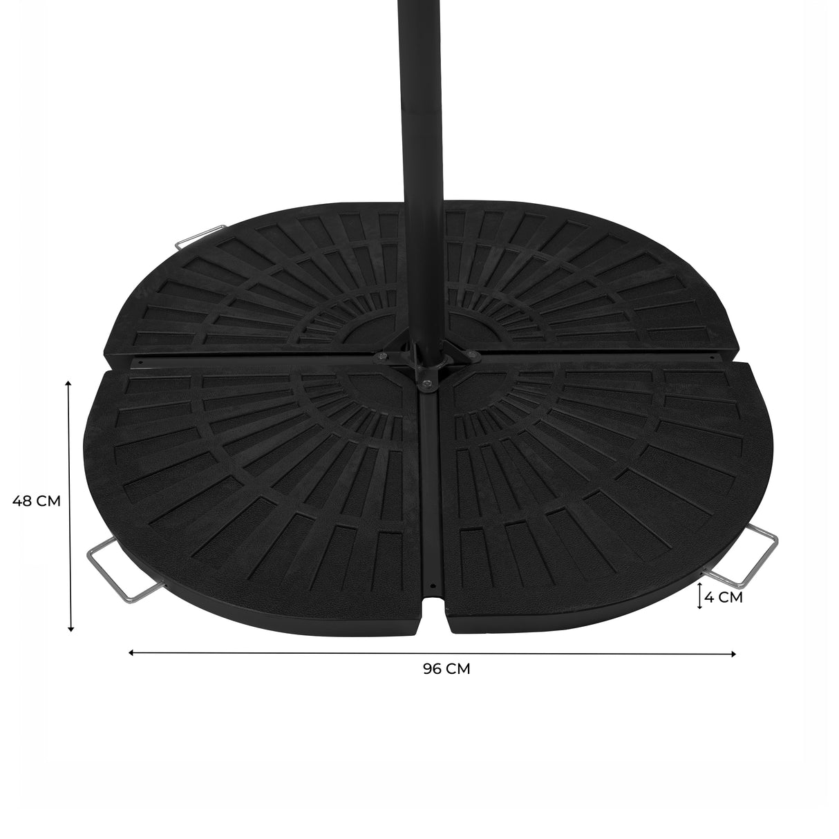 Cantilever Parasol Base – Fan x 4