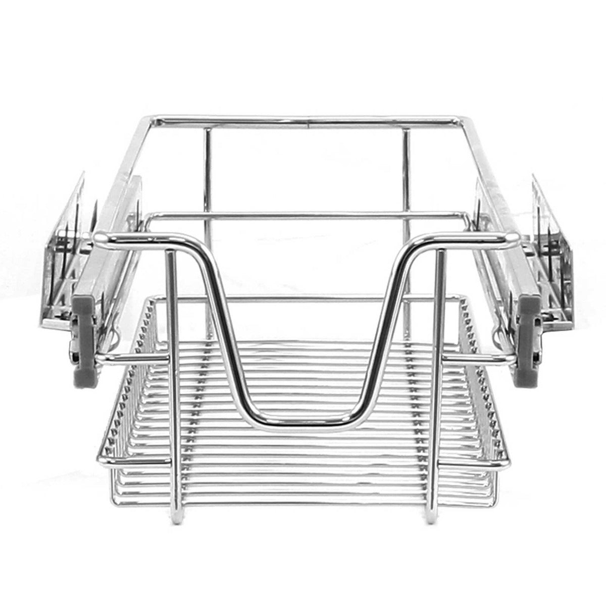 3 x KuKoo Kitchen Pull Out Storage Baskets – 300mm Wide Cabinet