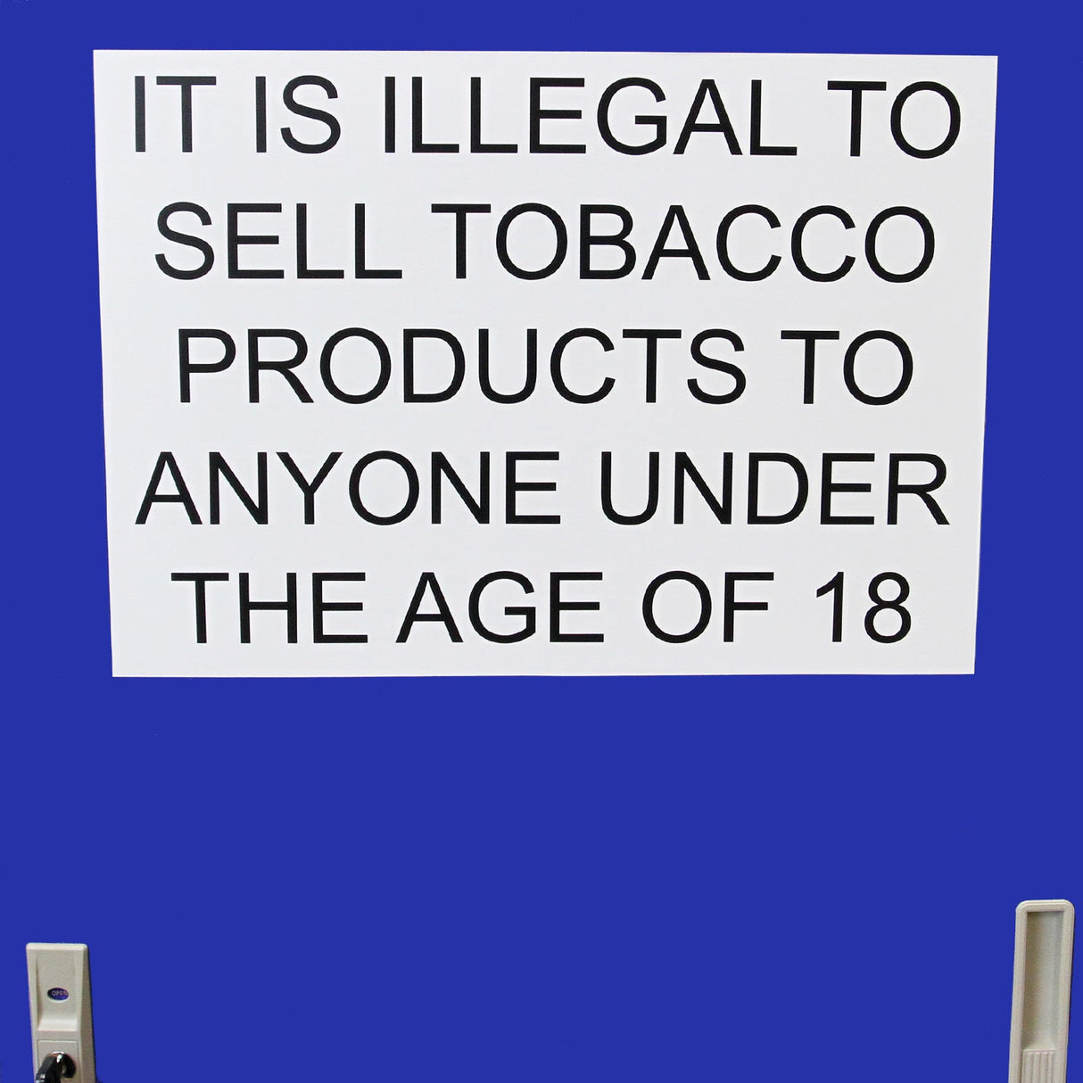 Cigarette & Vape Display Cabinet