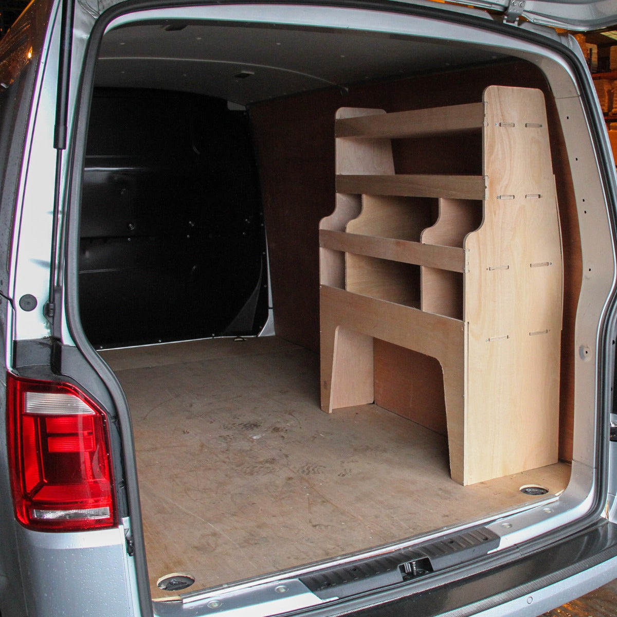 11sqm Silver Grey Van Lining & VW Transporter Racking Unit