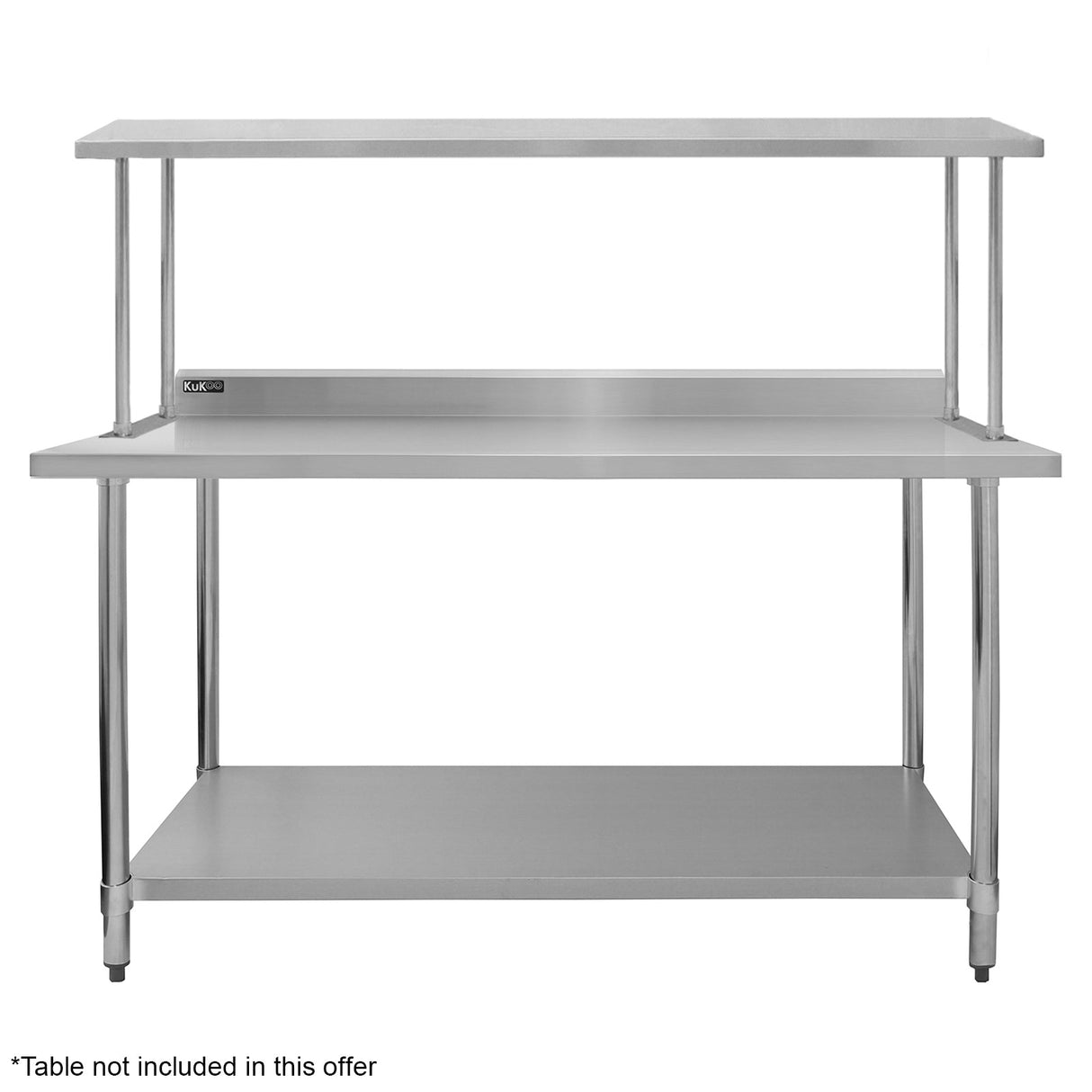 Kukoo Single Tier Steel Over-Shelf 1800mm