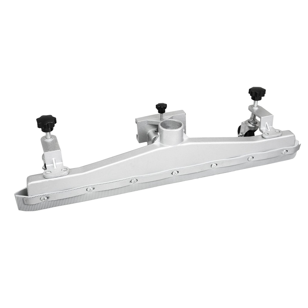 Silver floor nozzle attachment for MAXBLAST 80L industrial vacuum, featuring adjustable knobs and a textured cleaning edge for effective use