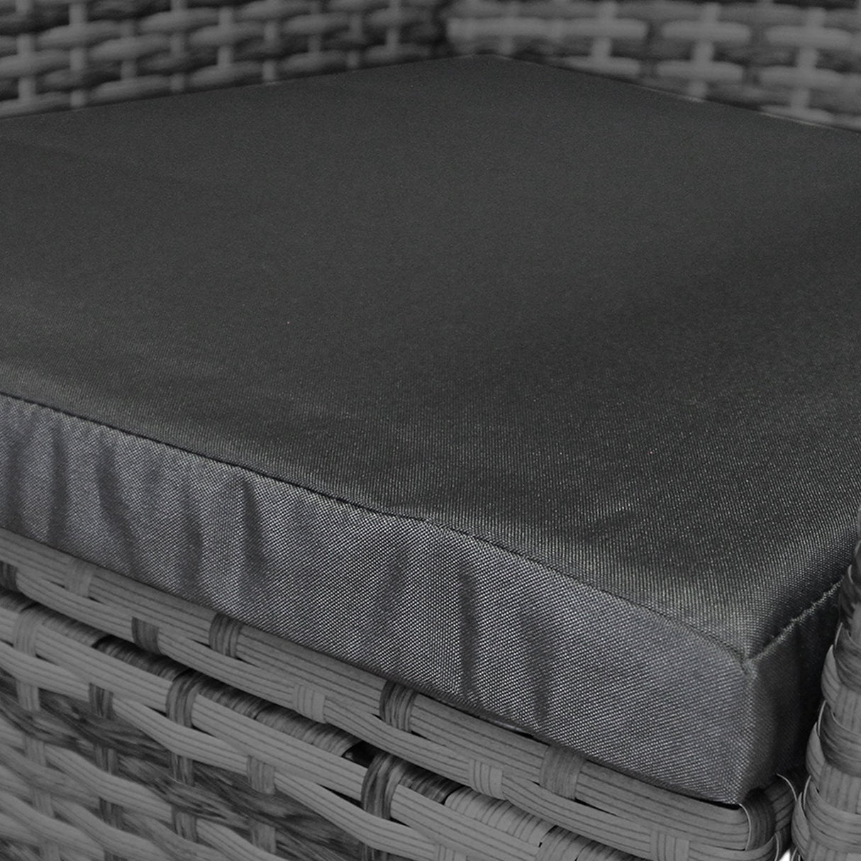 Jardí Rattan Bistro Set Grey