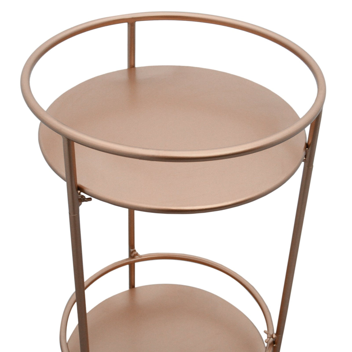 Rose Gold Drinks Trolley Bar Cart - Small