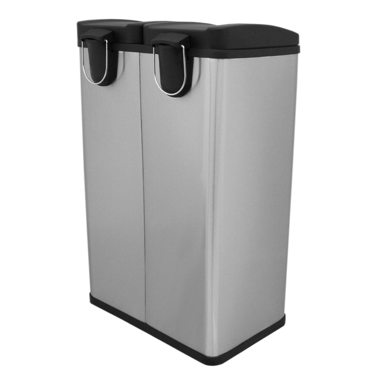 60L Dual Pedal Bin In Stainless Steel