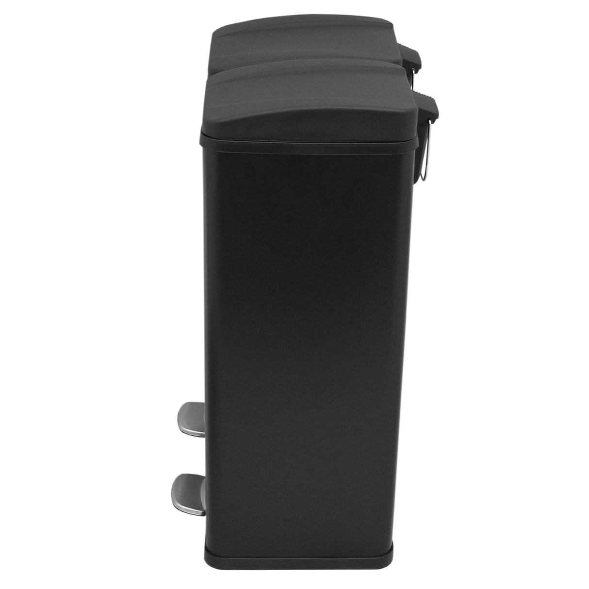 60L Dual Pedal Bin In Black