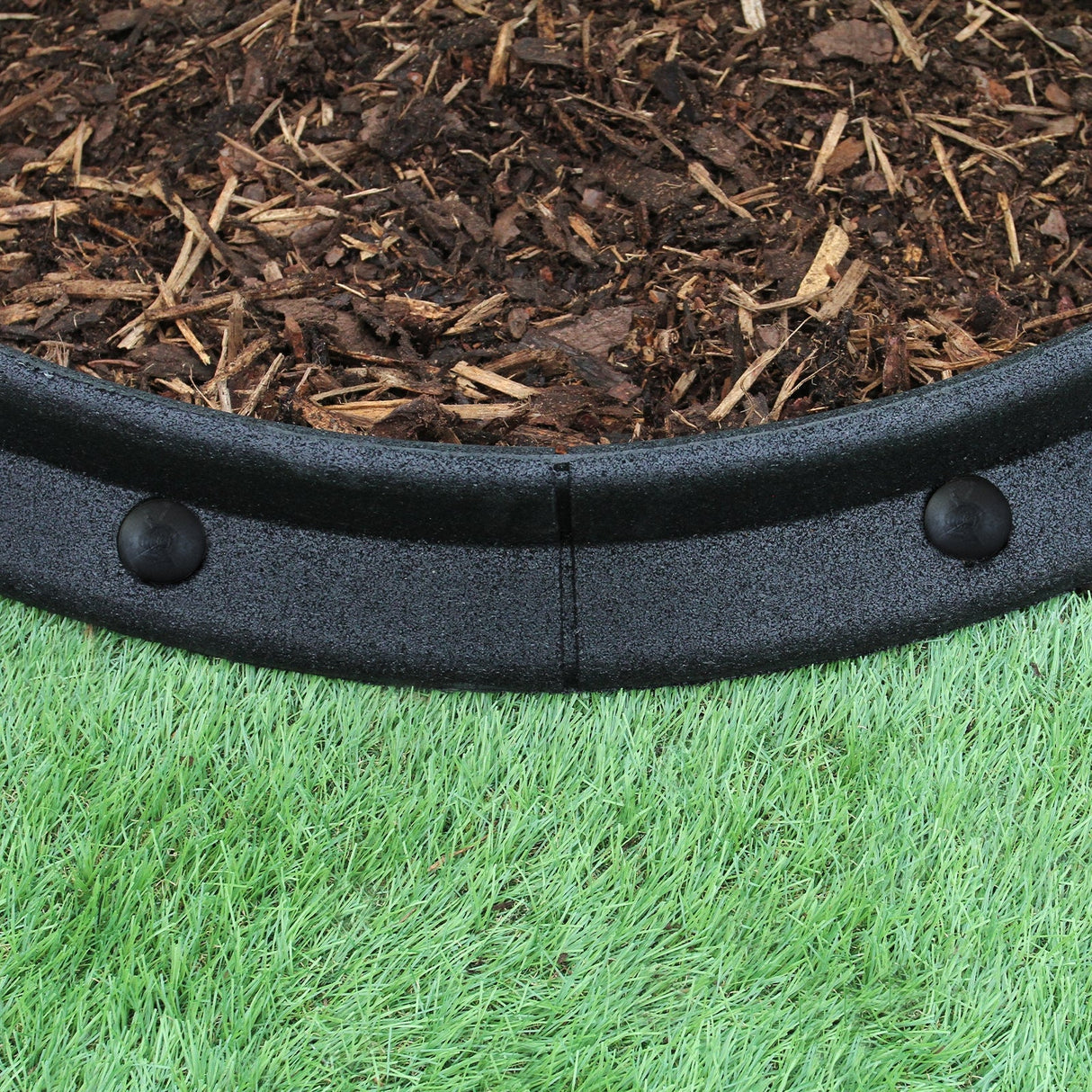 Flexible Lawn Edging Black 1.2m x 14