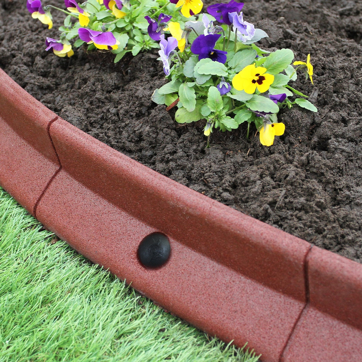 Flexible Lawn Edging Terracotta 1.2m x 40