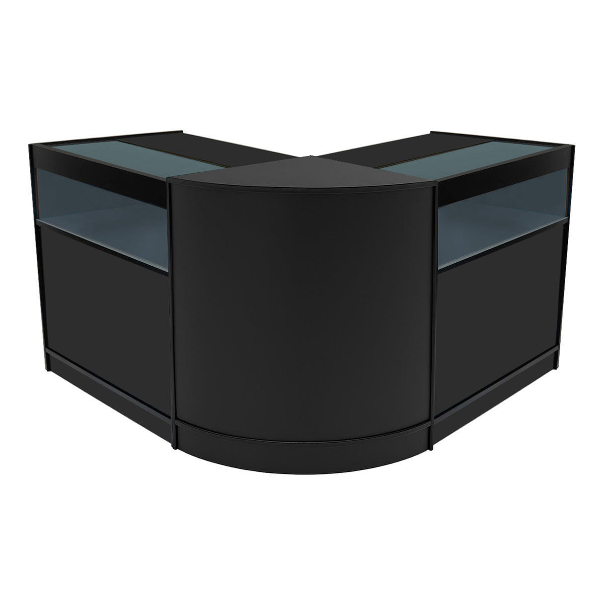 Iris LED Shop Counter Set CM60 & 2 x B900 - Black