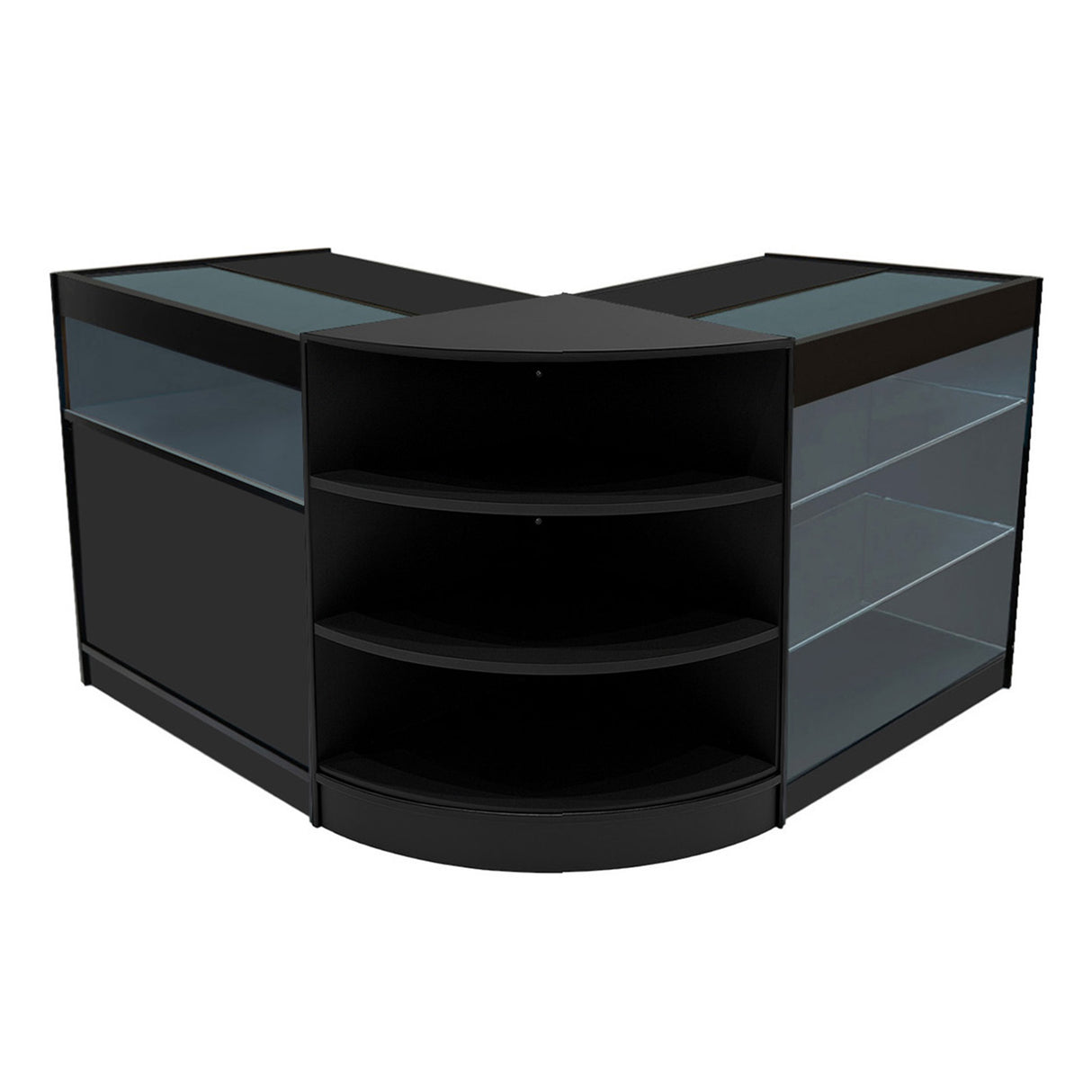 Demeter LED Shop Counter Set K900, B900 & LM60 - Black