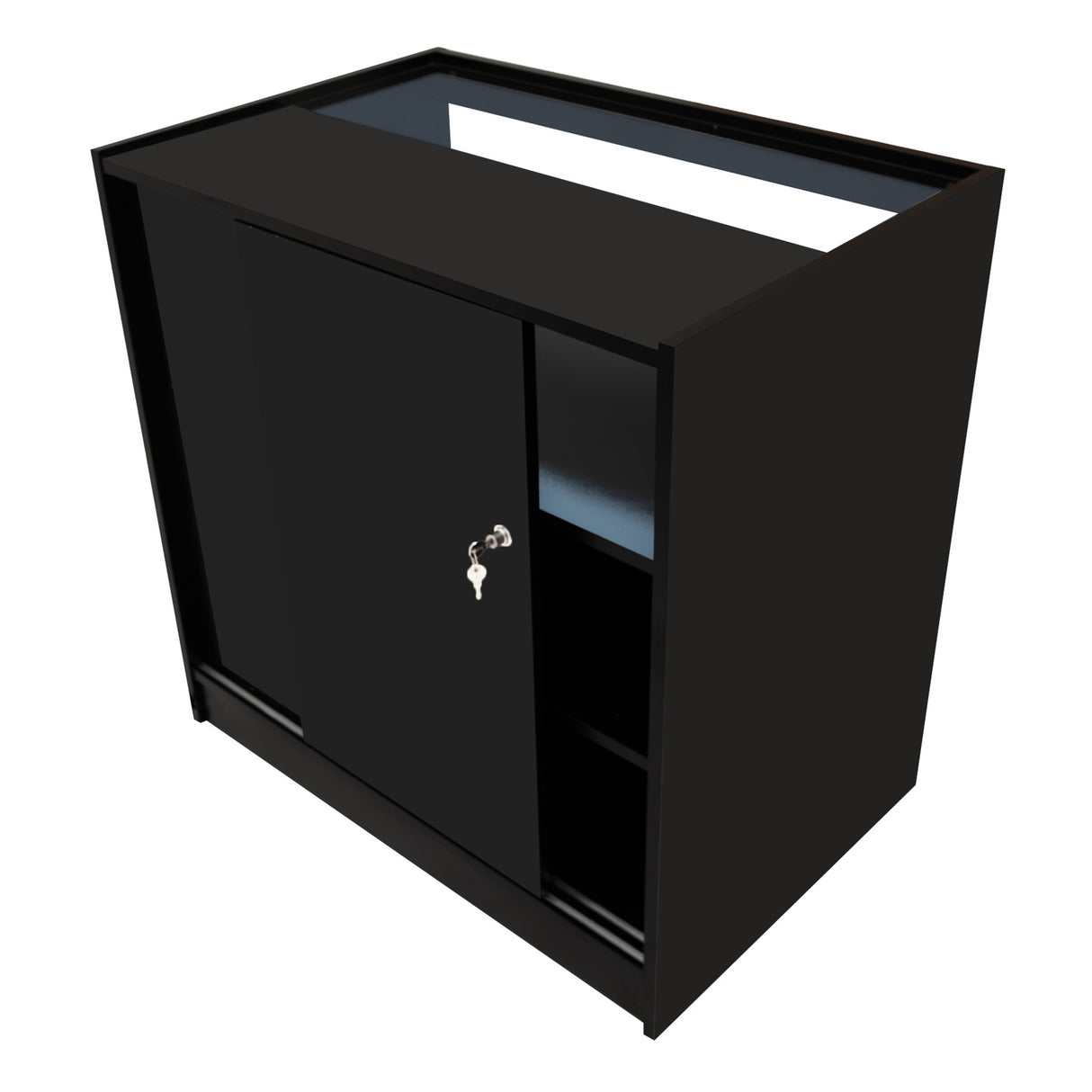 Luna LED Shop Counter Set CM60, TB60 & 2 x B900 - Black