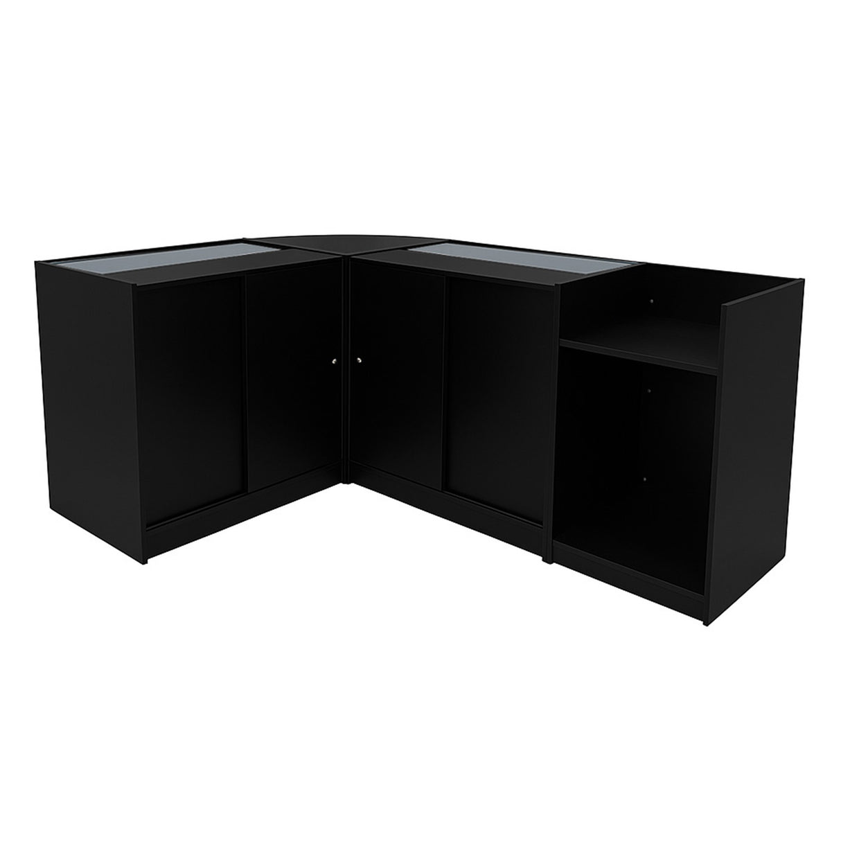 Vega LED Shop Counter Set K900, C900, TB60 & CM60 - Black