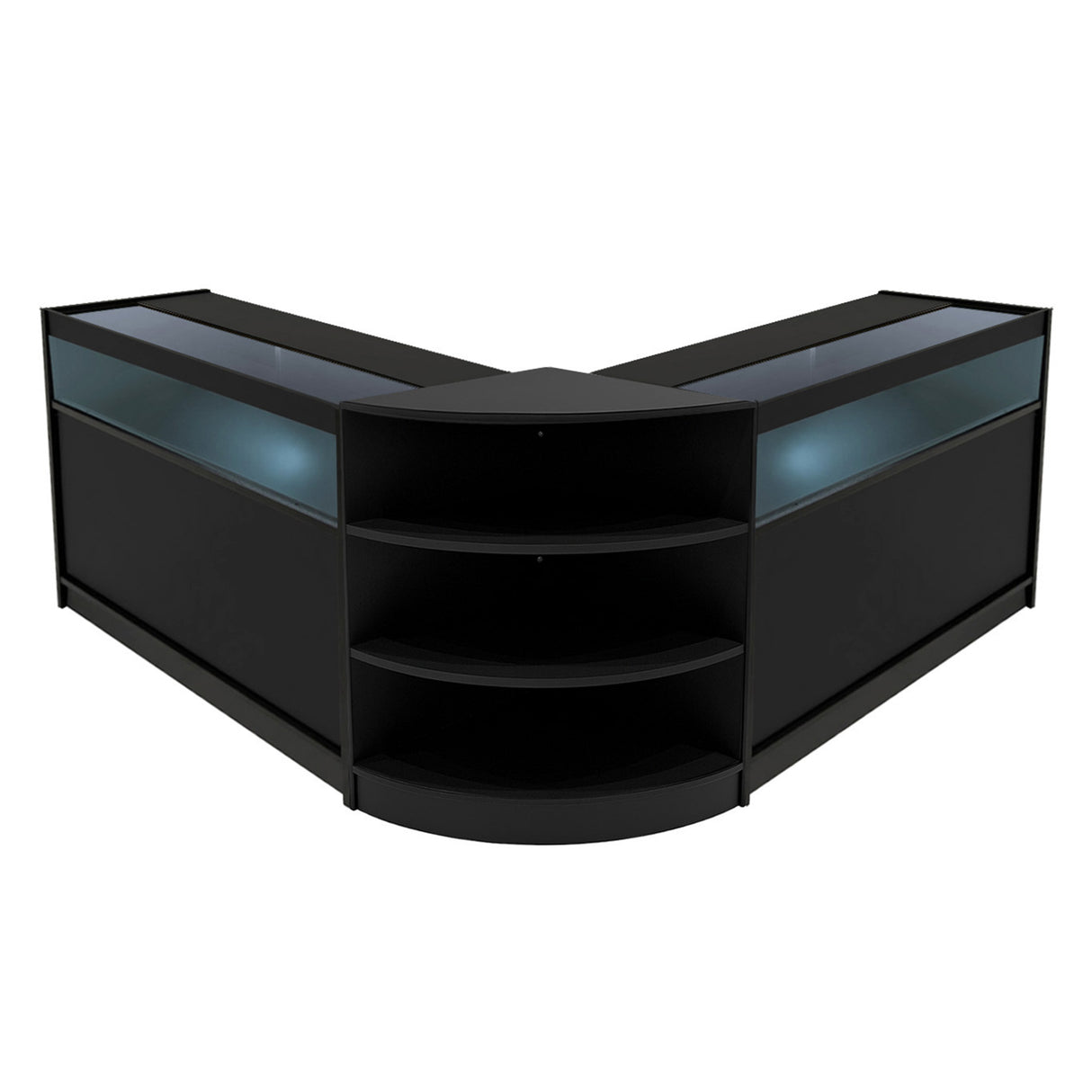 Theseus LED Shop Counter Set LM60 & 2 x B1200 - Black