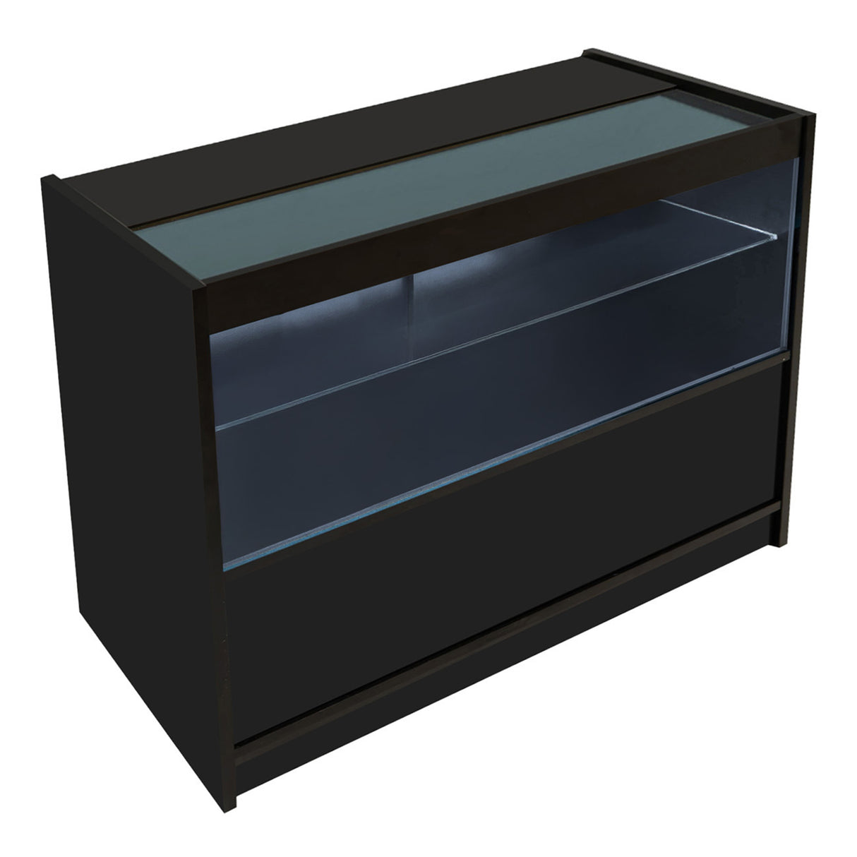 Gravity LED Shop Counter Set B1200, C1200, TB60 & & CM60 - Black