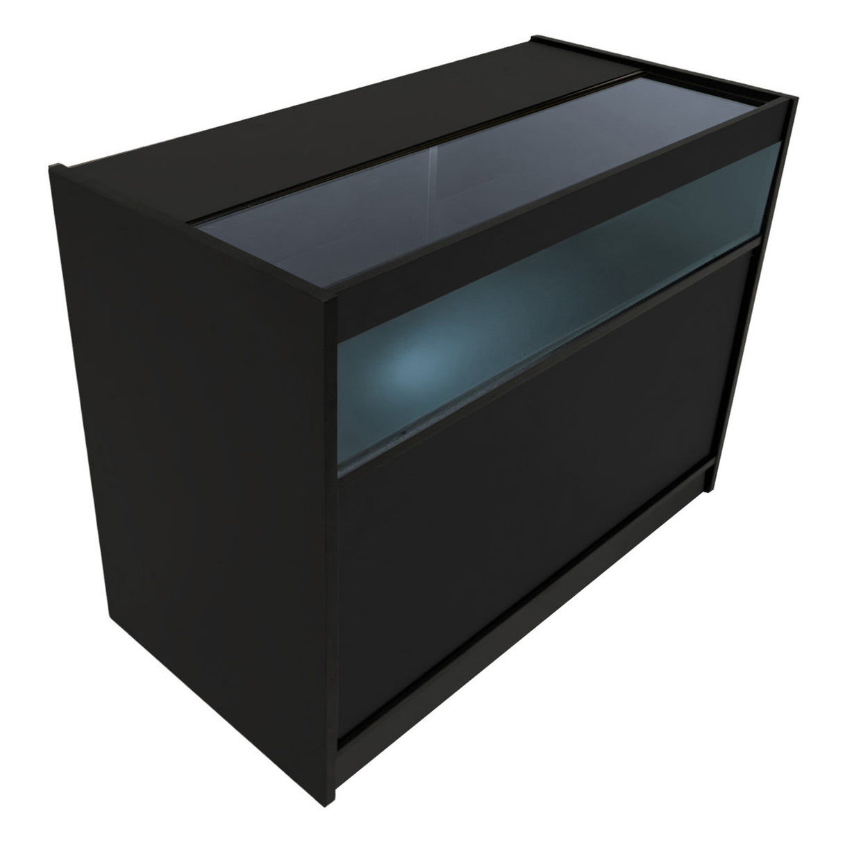 Gravity LED Shop Counter Set B1200, C1200, TB60 & & CM60 - Black