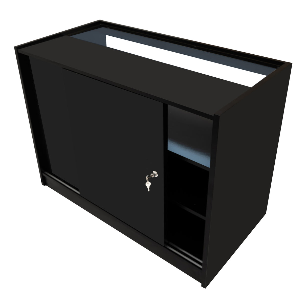 Hyperion LED Shop Counter Set K1200, B1200, TB60 & LM60 - Black