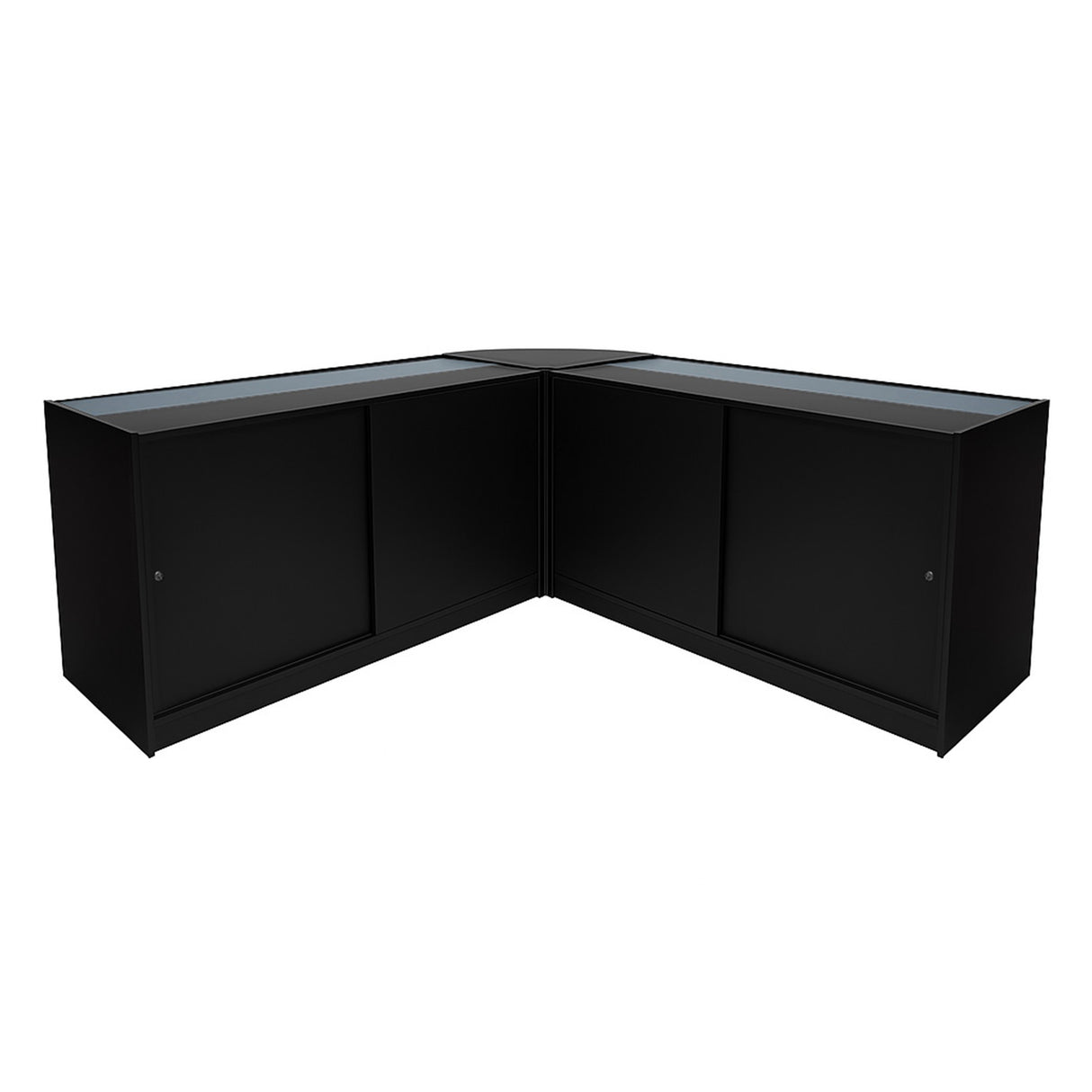 Iris LED Shop Counter Set CM60 & 2 x B1500 - Black