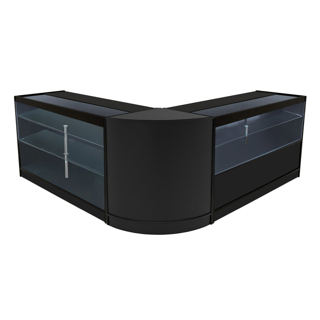 Hera LED Shop Counter Set K1500, C1500 & CM60 - Black