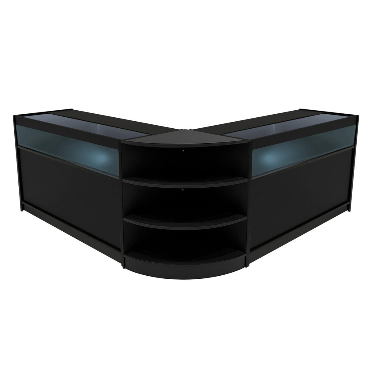 Theseus LED Shop Counter Set LM60 & 2 x B1500 - Black